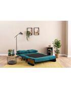 Cosmo 2-zitsslaapbank petrolgroen - 78x120x82 cm