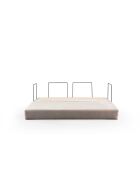 Via Con 2-Sitzer-Schlafsofa cremefarben - 200x100x80 cm