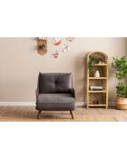 Cosmo 1-zitsslaapbank grijs - 77x70x82 cm