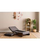 Cosmo 1-zitsslaapbank grijs - 77x70x82 cm