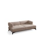 Hera 3-Sitzer-Sofa cremeschwarz - 220x100x75 cm