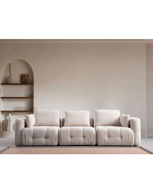 Amaris 3-Sitzer-Sofa beige - 290x100x65 cm