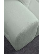 Sofá esquinero Pescara esquina derecha verde pálido - 316 × 165x108x83 cm