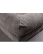 Canapé-lit 2 places Via Con gris - 200x100x80 cm