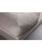 Via Con 2-Sitzer-Schlafsofa hellgrau - 200x100x80 cm