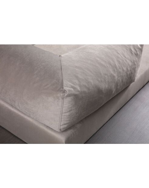 Via Con 2-Sitzer-Schlafsofa hellgrau - 200x100x80 cm