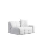 Salon Pescara weißes 3-Sitzer-Sofa - 108x108x83 cm