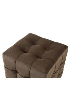 Pouf Lizbon Brun - 42x 42x 42 cm