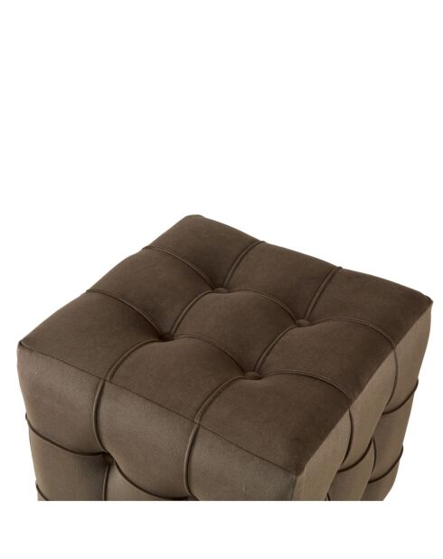 Pouf Lizbon Brun - 42x 42x 42 cm