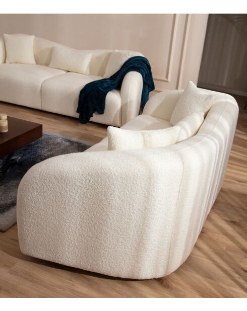 Cremefarbenes 3-Sitzer-Sofa von Venedik - 236 x 91 x 76 cm