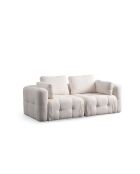 Weißes Amaris 2-Sitzer-Sofa - 300x120x65 cm