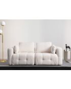Weißes Amaris 2-Sitzer-Sofa - 300x120x65 cm