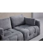 Grijze 3-zitsbank Amaris - 290x100x65 cm