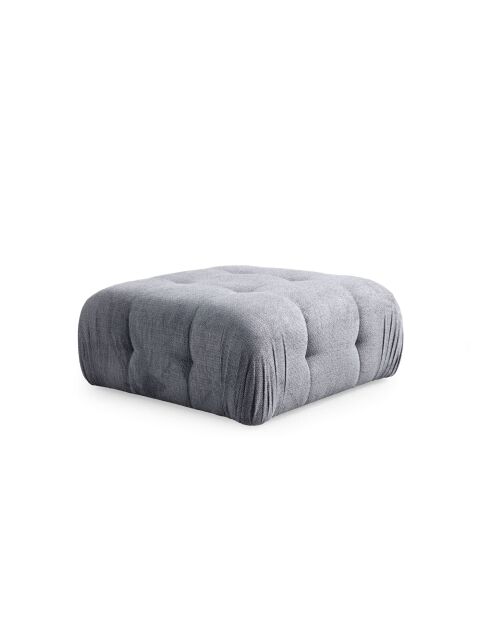 Amaris 2-Sitzer-Ecksofa mit grauer Ottomane - 180x120x65 cm