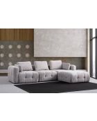 Amaris 3-zits hoekbank met voetenbank - 290x200x100x65 cm