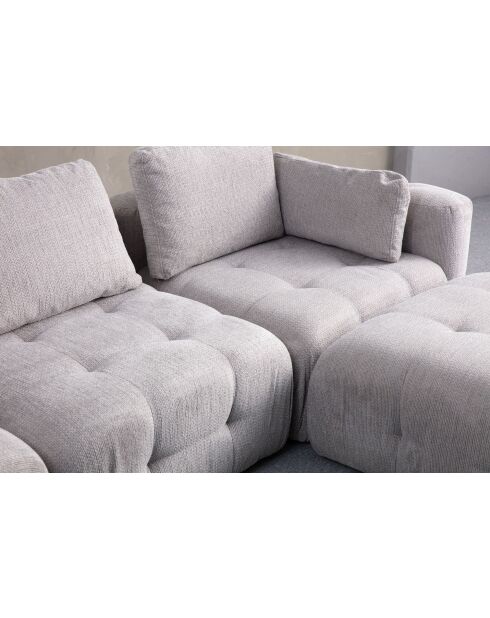 Amaris 3-zits hoekbank met voetenbank - 290x200x100x65 cm