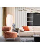 Sofá esquinero Flamingo Corner 5 crema - 355x170x105x80 cm