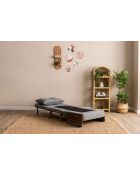 Cosmo 1-zits slaapbank lichtgrijs - 77x70x82 cm