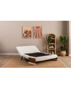 Cosmo Teddy witte 2-zitsslaapbank - 78x120x82 cm