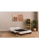 Cosmo Teddy witte 2-zitsslaapbank - 78x120x82 cm