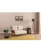 Cosmo 2-zitsslaapbank crème - 78x120x82 cm