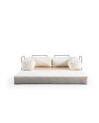 Via Con 2-zitsslaapbank wit - 200x100x80 cm