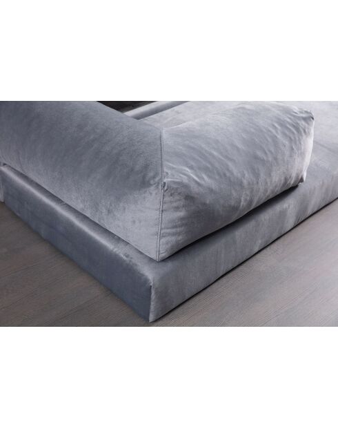 Via Con 2-Sitzer-Schlafsofa hellgrau - 200x100x80 cm