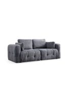 Amaris 2-zitsbank grijs - 300x120x65 cm