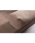 Via Con 2-Sitzer-Schlafsofa braun - 200x100x80 cm