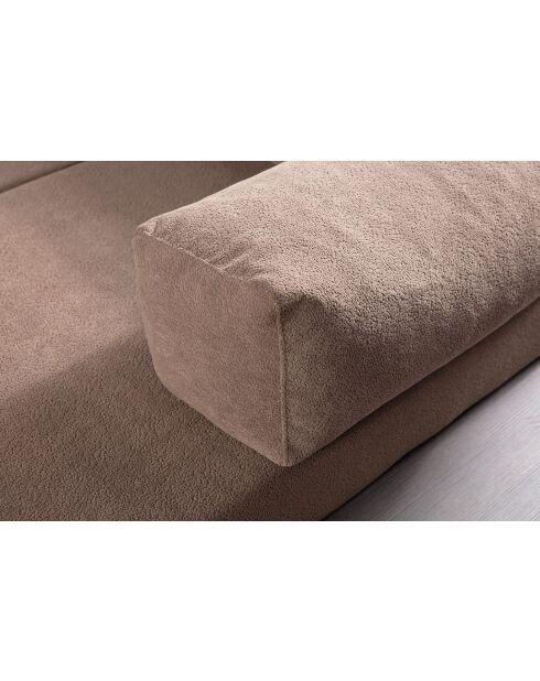 Via Con 2-Sitzer-Schlafsofa braun - 200x100x80 cm