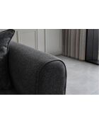 Sofá cama Cofi de 3 plazas antracita - 222x90x80 cm