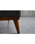 Sofá cama Cofi de 3 plazas antracita - 222x90x80 cm