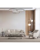 Divano Astana 3 posti ecru - 100x234x78 cm