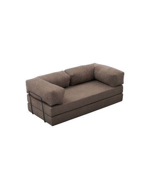 Comfort v2 graues 3-Sitzer-Sofa - 190x95x75 cm