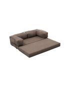 Comfort v2 graues 3-Sitzer-Sofa - 190x95x75 cm