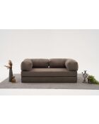 Comfort v2 graues 3-Sitzer-Sofa - 190x95x75 cm