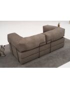 Comfort v2 graues 3-Sitzer-Sofa - 190x95x75 cm