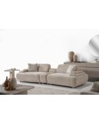 Sofá 4 plazas Tuscany beige - 275x75x105 cm