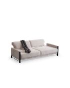 Nora beige 3-zitsbank - 235x67x100 cm