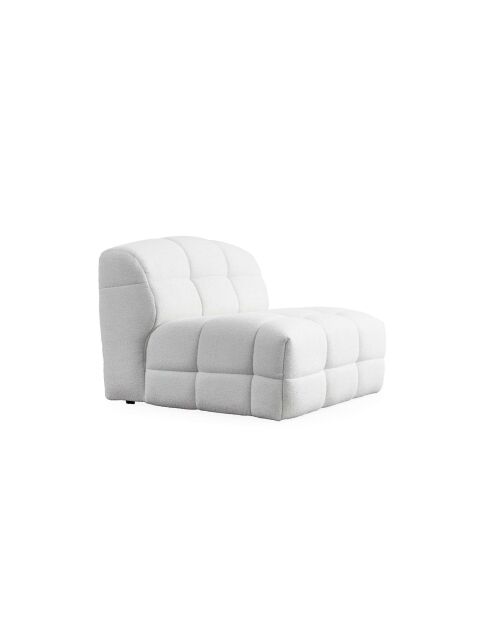 Pescara O1 weißes 1-Sitzer-Sofa - 108x108x83 cm