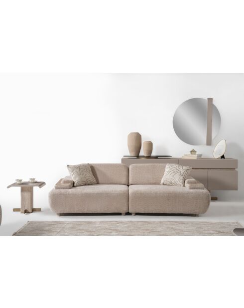 Tuscany beige 3-zitsbank - 240 x75x105 cm