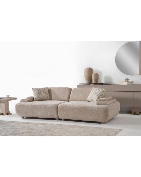 Tuscany beige 3-zitsbank - 240 x75x105 cm