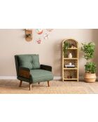 Cosmo 1-zitsslaapbank groen - 77x70x82 cm