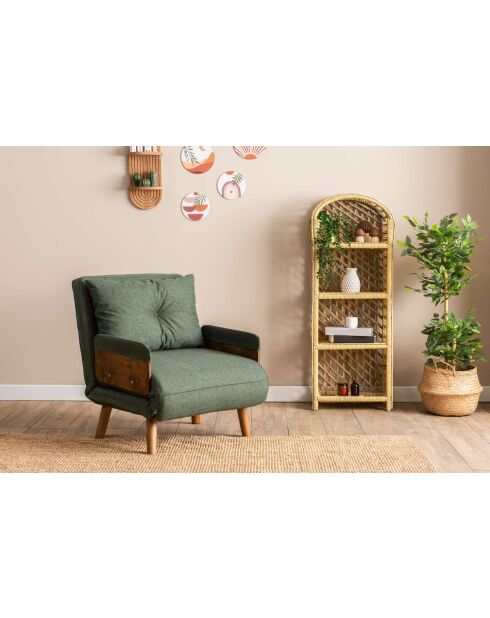 Cosmo 1-zitsslaapbank groen - 77x70x82 cm