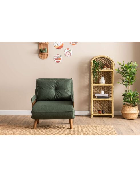 Cosmo 1-zitsslaapbank groen - 77x70x82 cm