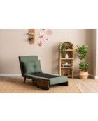 Cosmo 1-zitsslaapbank groen - 77x70x82 cm