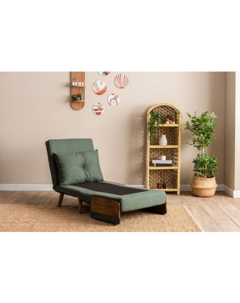 Cosmo 1-zitsslaapbank groen - 77x70x82 cm