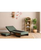 Cosmo 1-zitsslaapbank groen - 77x70x82 cm