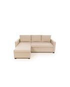 Canapé-lit d'angle Kado crème - 140x190 cm