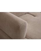 Hera 3-zitsbank creme - 220x100x75 cm